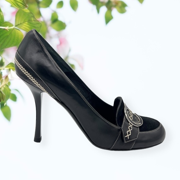 DIOR Black Leather Heels - Picture 1 of 12
